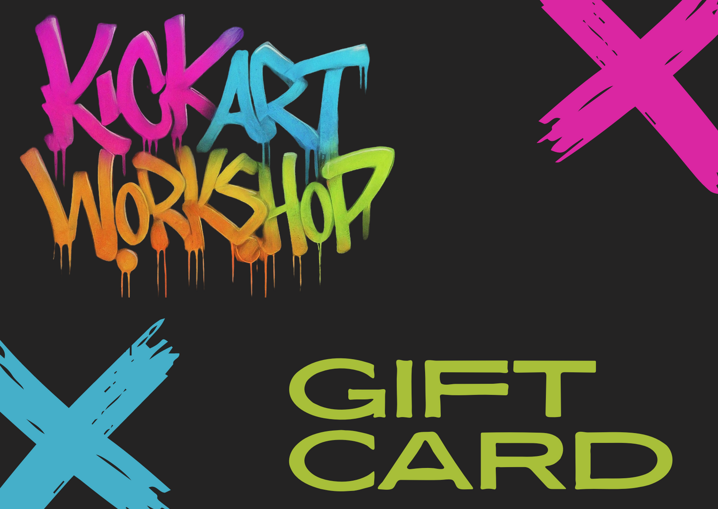 Kick Art Workshop Gift Cards